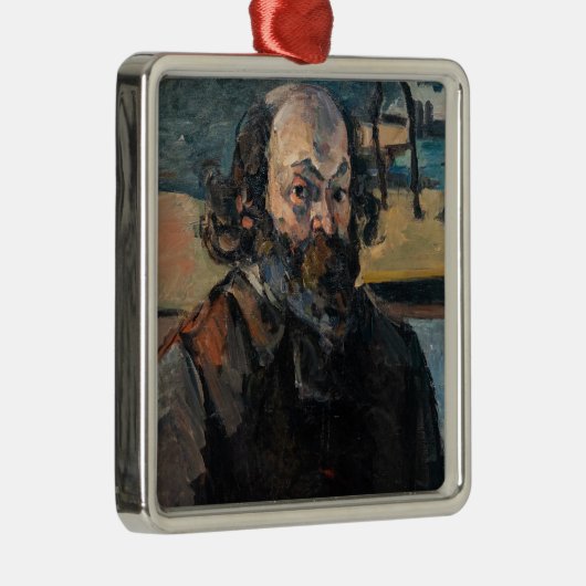 Paul Cezanne - Selbstportrait Ornament Aus Metall (Rechts)