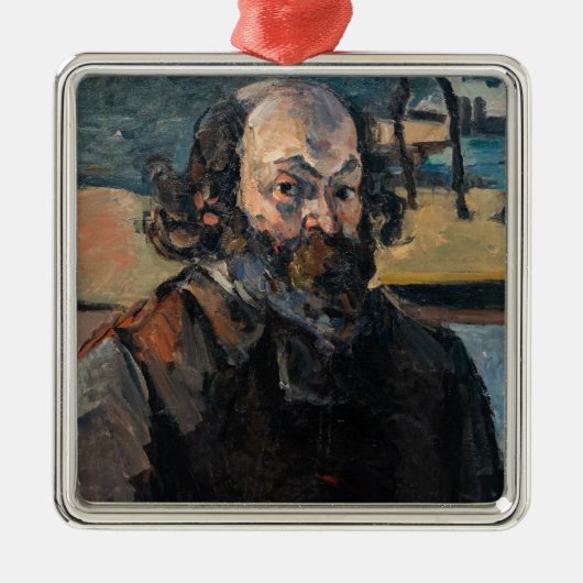 Paul Cezanne - Selbstportrait Ornament Aus Metall (Vorne)