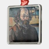 Paul Cezanne - Selbstportrait Ornament Aus Metall (Links)