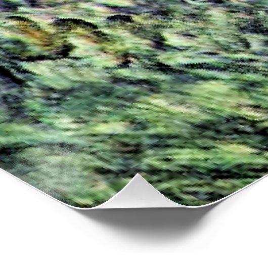 Paul Cezanne, Selbstportrait, Poster (Ecke)