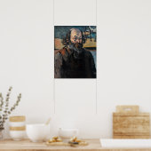 Paul Cezanne - Selbstportrait Poster (Küche)