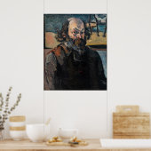 Paul Cezanne - Selbstportrait Poster (Küche)