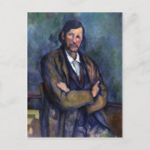 Paul Cezanne - Selbstportrait Postkarte (Vorderseite)