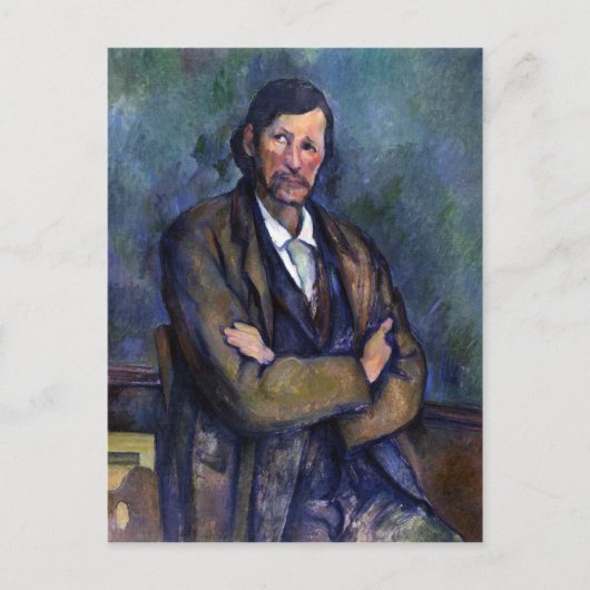 Paul Cezanne - Selbstportrait Postkarte (Vorderseite)