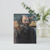 Paul Cezanne - Selbstportrait Postkarte (Stehend Vorderseite)