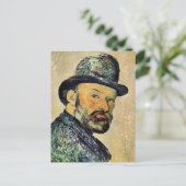 Paul Cezanne, Selbstportrait, Postkarte (Stehend Vorderseite)
