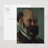 Paul Cezanne | Selbstportrait Postkarte (Vorne/Hinten)