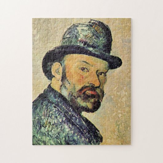 Paul Cezanne, Selbstportrait, Puzzle (Vertikal)