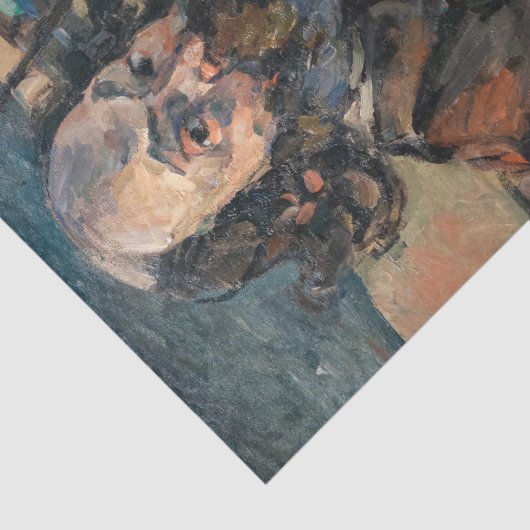 Paul Cezanne - Selbstportrait Seidenpapier (Ausschnitt)