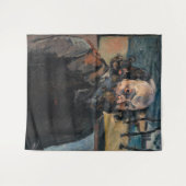 Paul Cezanne - Selbstportrait Wandteppich (Vorderseite (Horizontal))