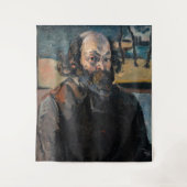 Paul Cezanne - Selbstportrait Wandteppich (Vorderseite)