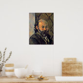 Paul Cezanne - Selbstporträt aus der Tapete Poster (Küche)