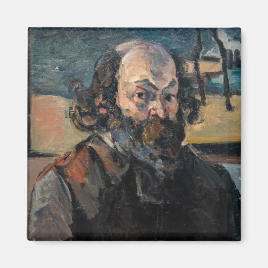 Paul Cezanne - Selbstporträt Magnet (Vorne)