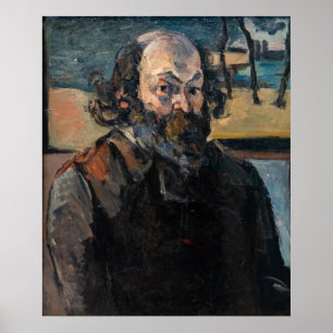 Paul Cezanne - Selbstporträt Poster