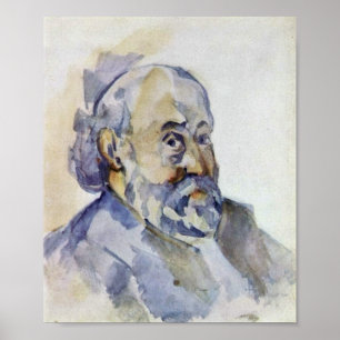 Paul Cezanne - Selbstporträt Poster