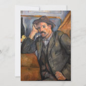 Paul Cezanne - Smoker Einladung (Vorderseite)