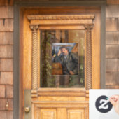 Paul Cezanne - Smoker Fensteraufkleber (Haustür)
