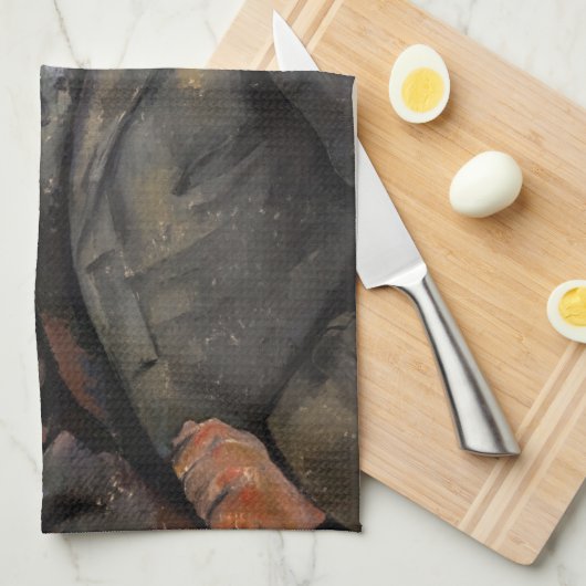 Paul Cezanne - Smoker Geschirrtuch (Viertel Falte)