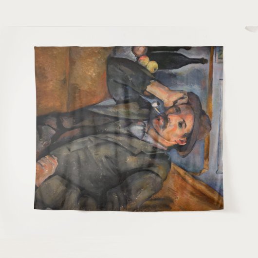 Paul Cezanne - Smoker Wandteppich (Vorderseite (Horizontal))