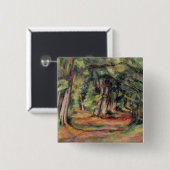 Paul Cezanne | Sous-bois 1890-94 Button (Vorne & Hinten)