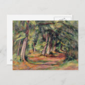 Paul Cezanne | Sous-bois 1890-94 Postkarte (Vorne/Hinten)