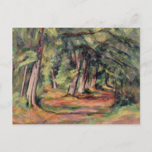 Paul Cezanne | Sous-bois 1890-94 Postkarte (Vorderseite)