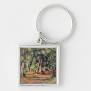 Paul Cezanne Sous-bois 1890-94 Schlüsselanhänger