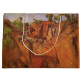 Paul Cezanne Steinbruch Bibemus Große Geschenktüte (Vorderseite)