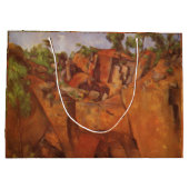 Paul Cezanne Steinbruch Bibemus Große Geschenktüte (Rückseite)