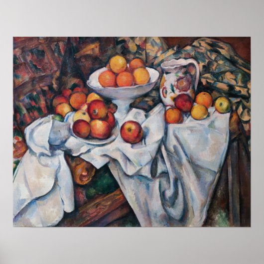 Paul Cezanne - Still Life, Apples and Oranges Poster (Vorne)