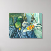 Paul Cezanne Still Life Apples and Primroses Leinwanddruck (Vorderseite)