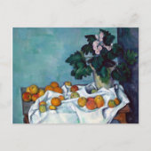 Paul Cezanne Still Life Apples and Primroses Postkarte (Vorderseite)