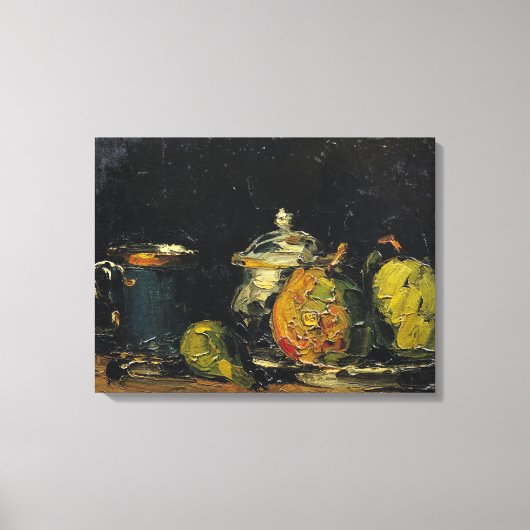 Paul Cezanne | Still Life, c.1865 Leinwanddruck (Vorderseite)