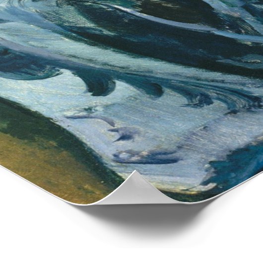 Paul Cezanne Still Life Ginger Jar und Eggplant Poster (Ecke)