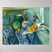 Paul Cezanne Still Life Ginger Jar und Eggplant Poster (Vorne)