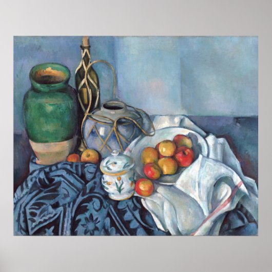 Paul Cézanne Still Life mit Äpfeln Poster (Vorne)