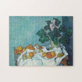 Paul Cézanne Still Life mit Äpfeln und Primrosen Puzzle (Horizontal)