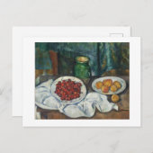 PAUL CÉZANNE "STILL LIFE POSTCARD POSTKARTE (Vorne/Hinten)