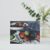 Paul Cezanne Still Life/Postcard Postkarte (Stehend Vorderseite)