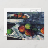Paul Cezanne Still Life/Postcard Postkarte (Vorne/Hinten)