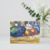Paul Cezanne Still Life Watermelon Pomegranates Postkarte (Stehend Vorderseite)