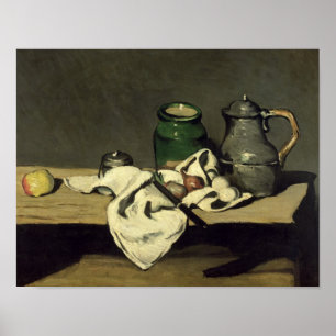 Paul Cezanne   Still Life with a Kettle, c.1869 Poster