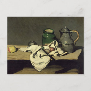 Paul Cezanne   Still Life with a Kettle, c.1869 Postkarte