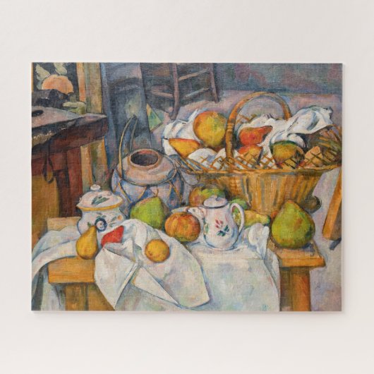 Paul Cezanne - Still Life with Basket Puzzle (Horizontal)