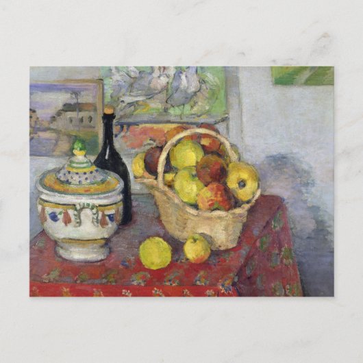Paul Cezanne | Still Life with Tureen, c.1877 Postkarte (Vorderseite)