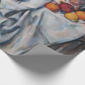 Paul Cezanne - Stillleben, Äpfel und Orange Geschenkpapier (Ecke)