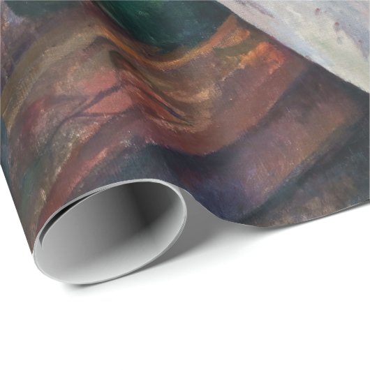 Paul Cezanne - Stillleben, Äpfel und Orange Geschenkpapier (Rolleneckpunkt)