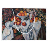 Paul Cezanne - Stillleben, Äpfel und Orange Große Geschenktüte (Rückseite)