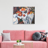 Paul Cezanne - Stillleben, Äpfel und Orange Leinwanddruck (Insitu (Wohnzimmer))