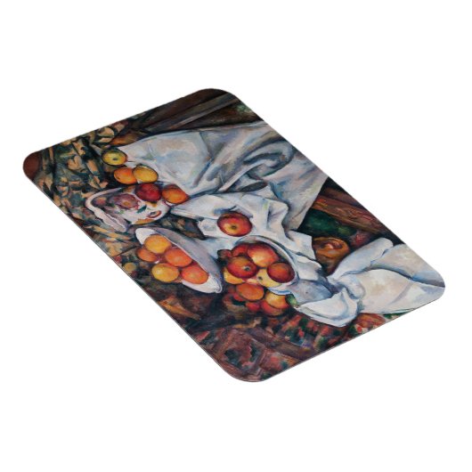 Paul Cezanne - Stillleben, Äpfel und Orange Magnet (Rechte Seite)